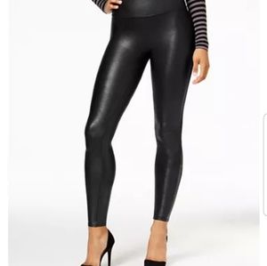 SPANX Faux Leather Leggings size XL